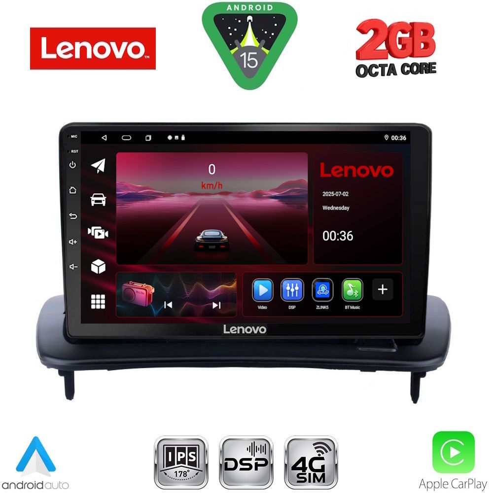 Βλησαρούλης Car Center - LENOVO LVF 5783_CPA (9inc) MULTIMEDIA TABLET for VOLVO C30 - S40 mod. 2005-2013