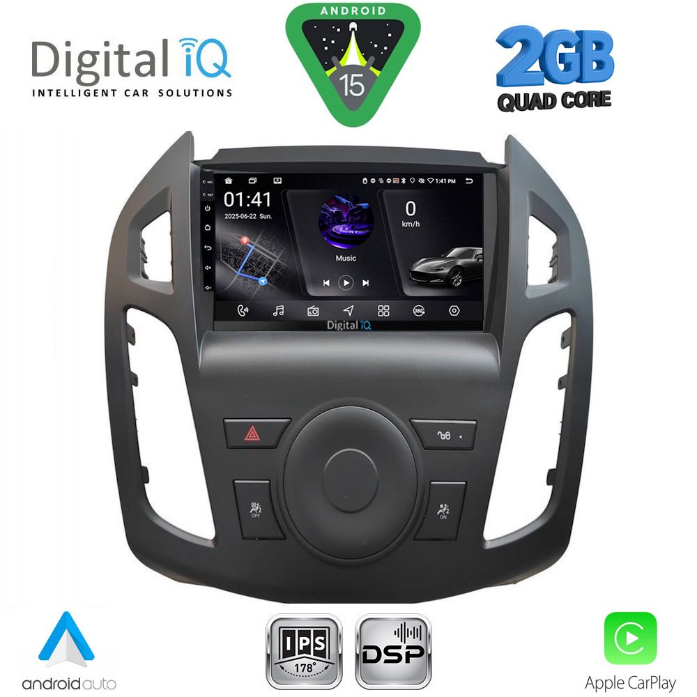 Βλησαρούλης Car Center - DIGITAL IQ RSF 4176_CPA  (9inc) MULTIMEDIA TABLET for FORD TRANSIT CONNECT mod. 2013-2018