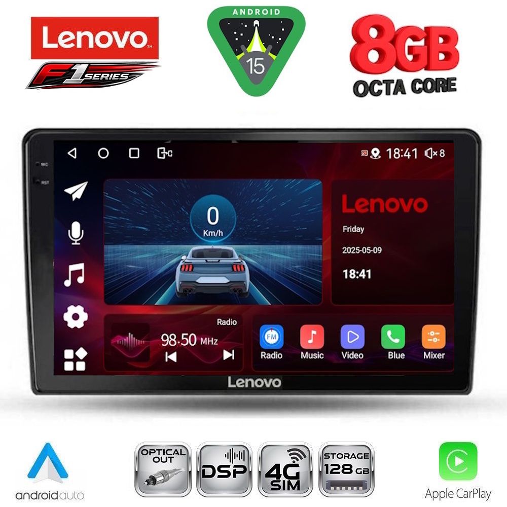 Βλησαρούλης Car Center - LENOVO SSR 10028_CPA (9inc) MULTIMEDIA TABLET for ALFA ROMEO MITO mod. 2008-2018