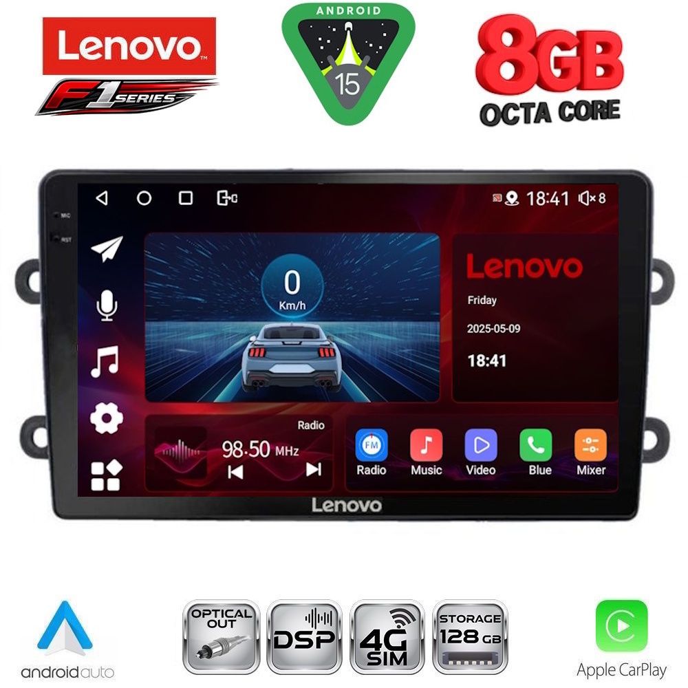 Βλησαρούλης Car Center - LENOVO SSR 10102_CPA (9inc) MULTIMEDIA TABLET for DACIA DUSTER mod. 2012-2019