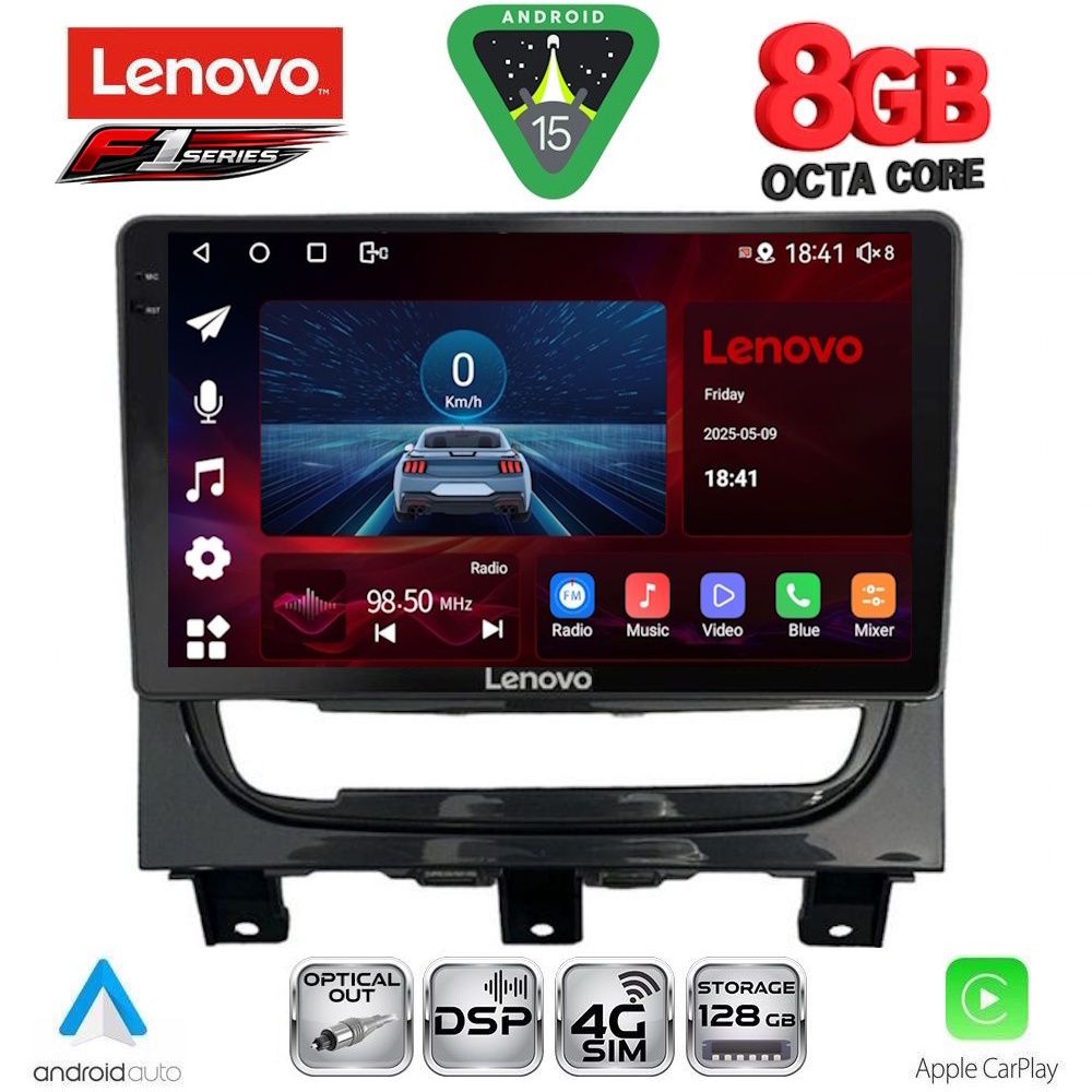 Βλησαρούλης Car Center - LENOVO SSR 10146_CPA (9inc) MULTIMEDIA TABLET for FIAT STRADA mod. 2012-2020