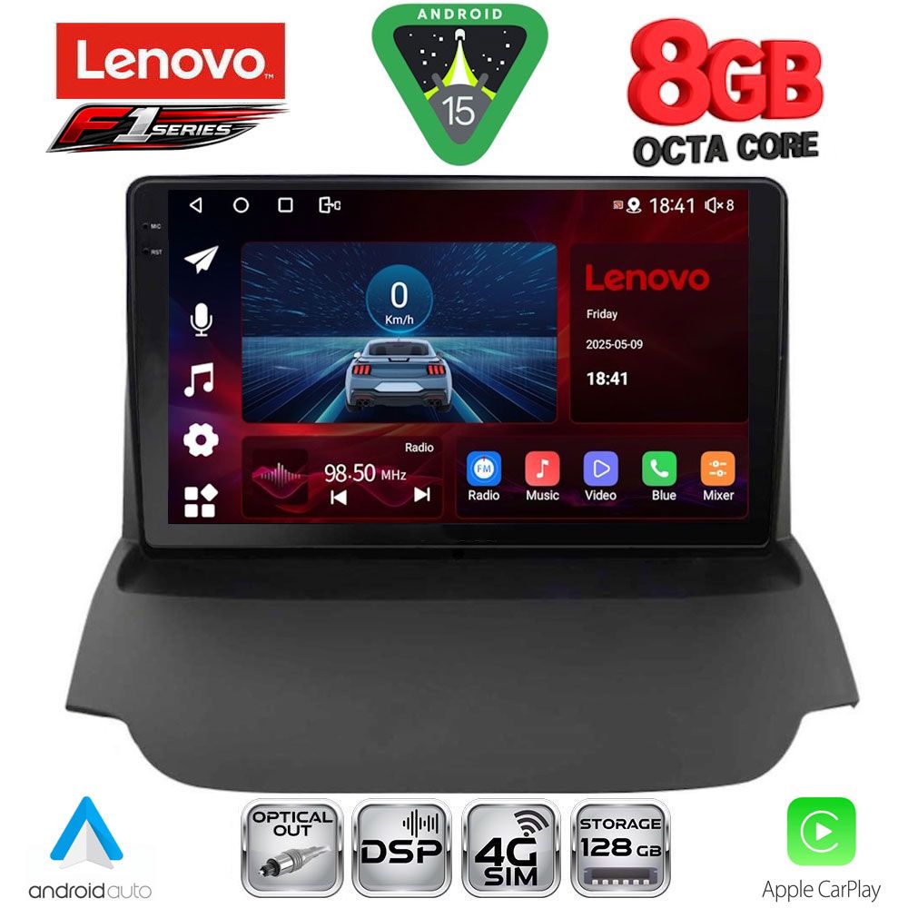 Βλησαρούλης Car Center - LENOVO SSR 10150_CPA (9inc) MULTIMEDIA TABLET for FORD ECOSPORT mod. 2012-2018