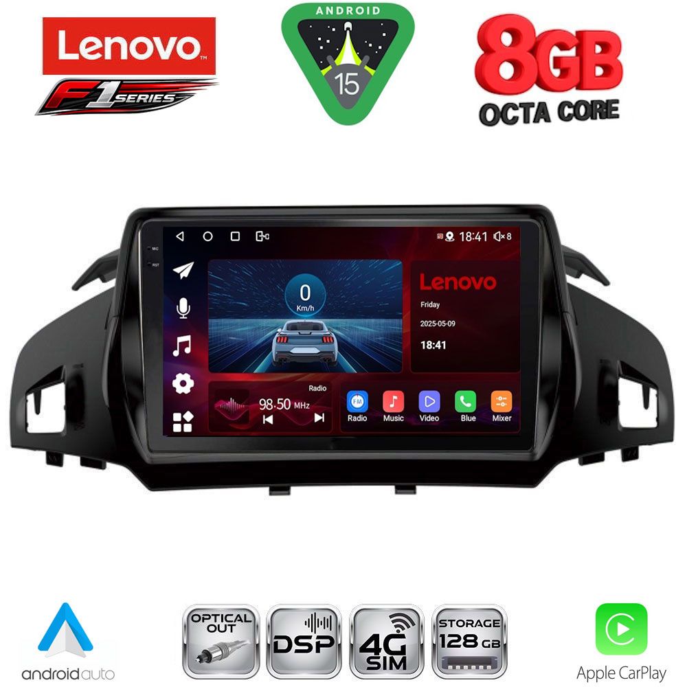 Βλησαρούλης Car Center - LENOVO SSR 10160_CPA (9inc) MULTIMEDIA TABLET for FORD KUGA mod. 2013-2019 – CMAX mod. 2011-2020