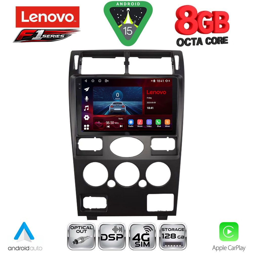 Βλησαρούλης Car Center - LENOVO SSR 10161B_CPA (9inc) MULTIMEDIA TABLET for FORD MONDEO mod. 2003-2006