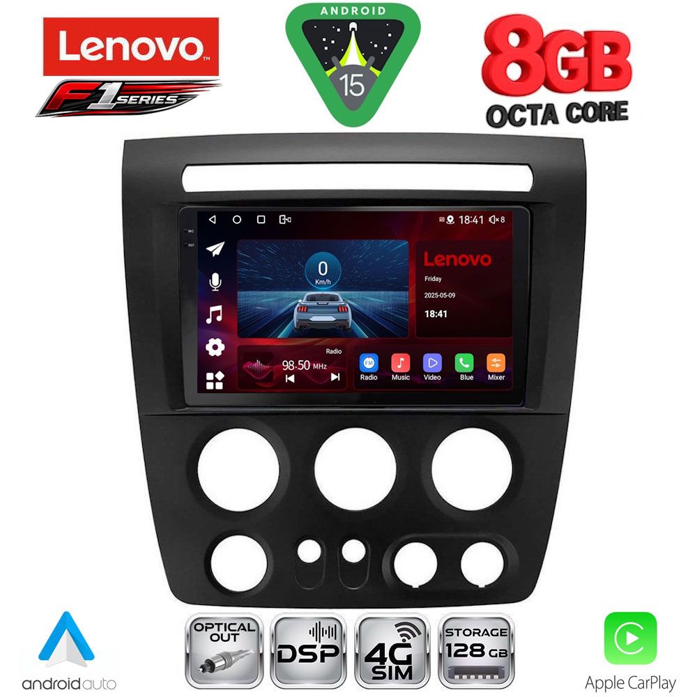 Βλησαρούλης Car Center - LENOVO SSR 10218_CPA (9inc) MULTIMEDIA TABLET for HUMMER H3 mod. 2005-2009