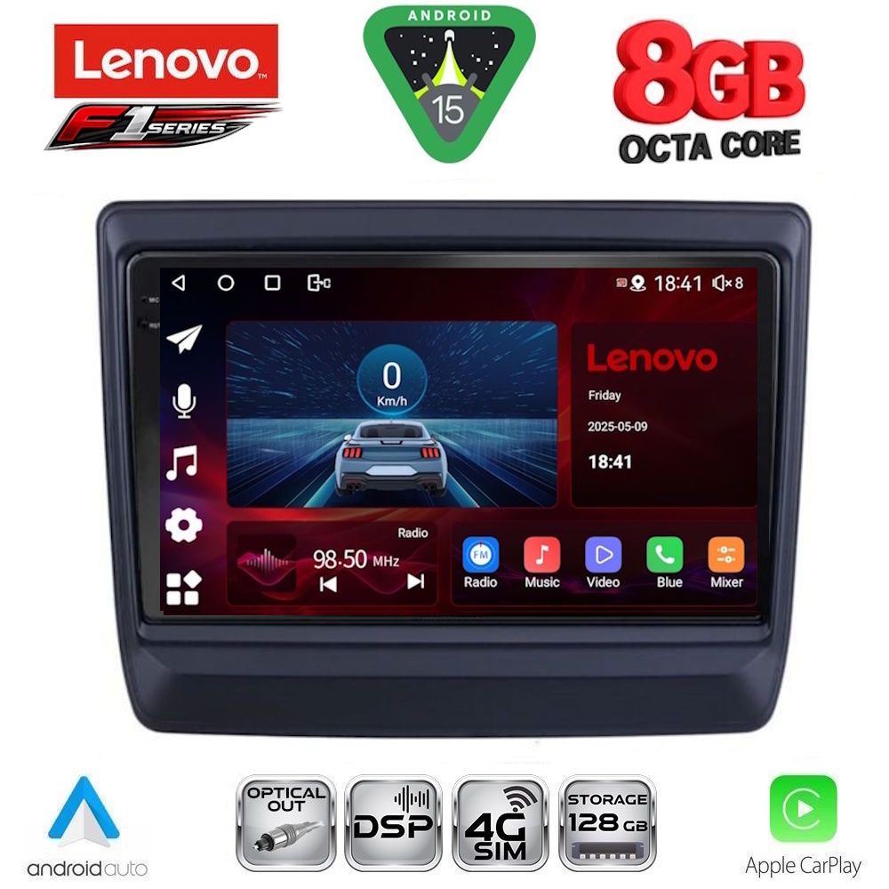Βλησαρούλης Car Center - LENOVO SSR 10256_CPA (9inc) MULTIMEDIA TABLET for ISUZU DMAX mod. 2020-2026