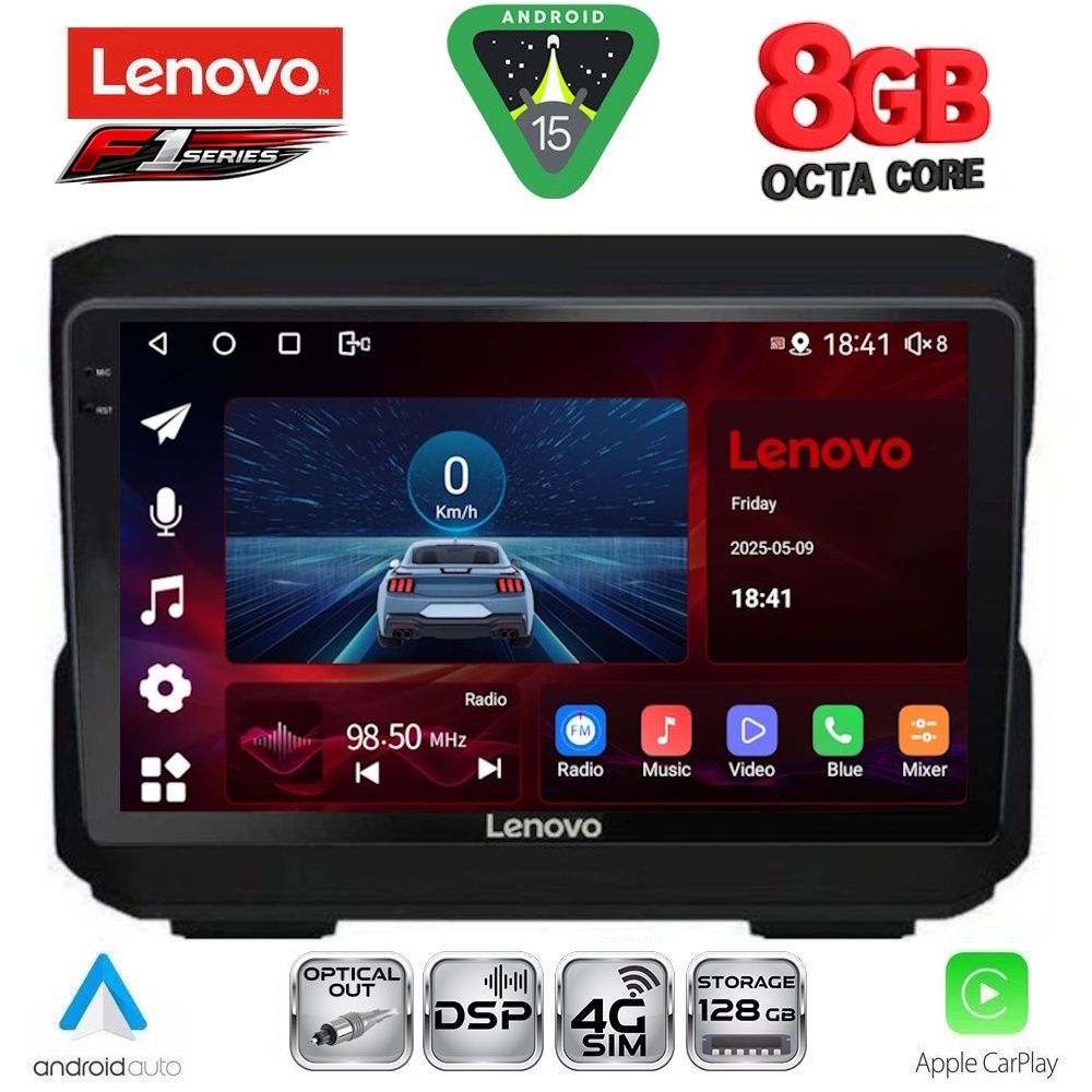 Βλησαρούλης Car Center - LENOVO SSR 10272_CPA (10inc) MULTIMEDIA TABLET for JEEP mod. 2007-2014 - DODGE mod. 2007-2014
