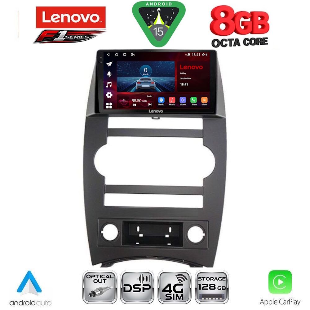 Βλησαρούλης Car Center - LENOVO SSR 10274_CPA (9inc) MULTIMEDIA TABLET for JEEP COMMANDER mod. 2007-2009