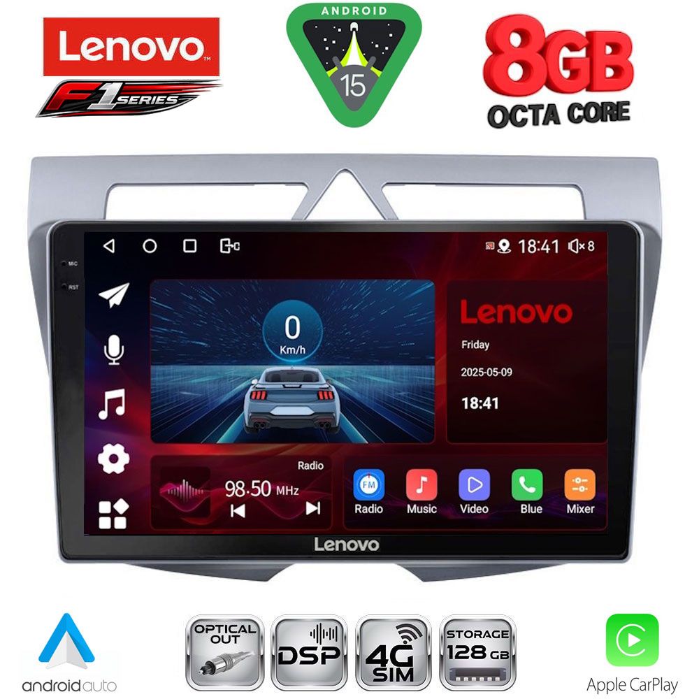Βλησαρούλης Car Center - LENOVO SSR 10307_CPA (9inc) MULTIMEDIA TABLET for KIA PICANTO mod. 2008-2011