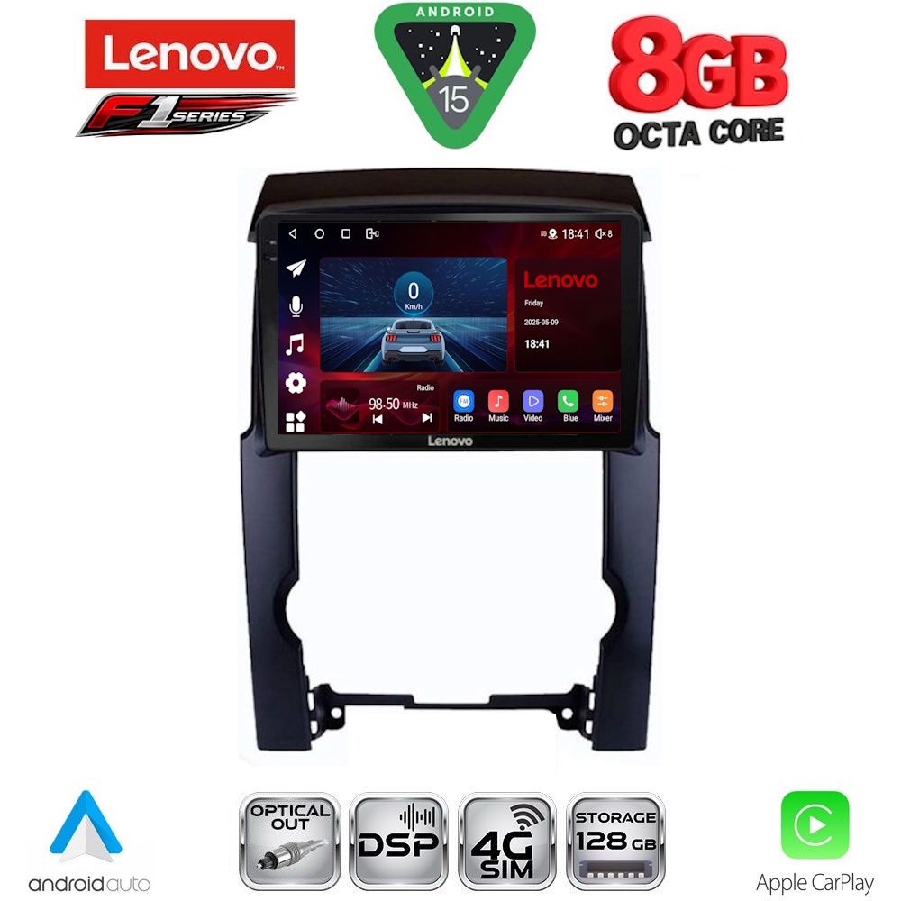 Βλησαρούλης Car Center - LENOVO SSR 10318_CPA (10inc) MULTIMEDIA TABLET for KIA SORENTO mod. 2009-2014