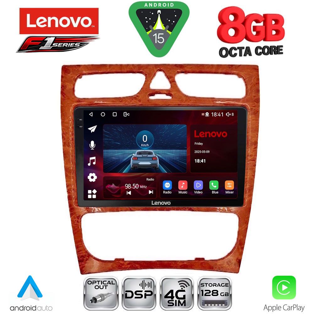 Βλησαρούλης Car Center - LENOVO SSR 10402CH_CPA (9inc) MULTIMEDIA TABLET for MERCEDES C (W203) mod. 1999-2004