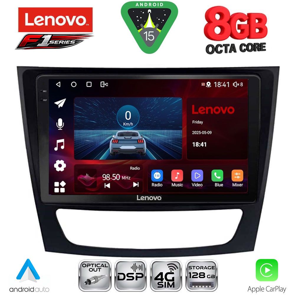 Βλησαρούλης Car Center - LENOVO SSR 10408_CPA (9inc) MULTIMEDIA TABLET for MERCEDES E (W211) – CLS (W219) mod. 2003-2009