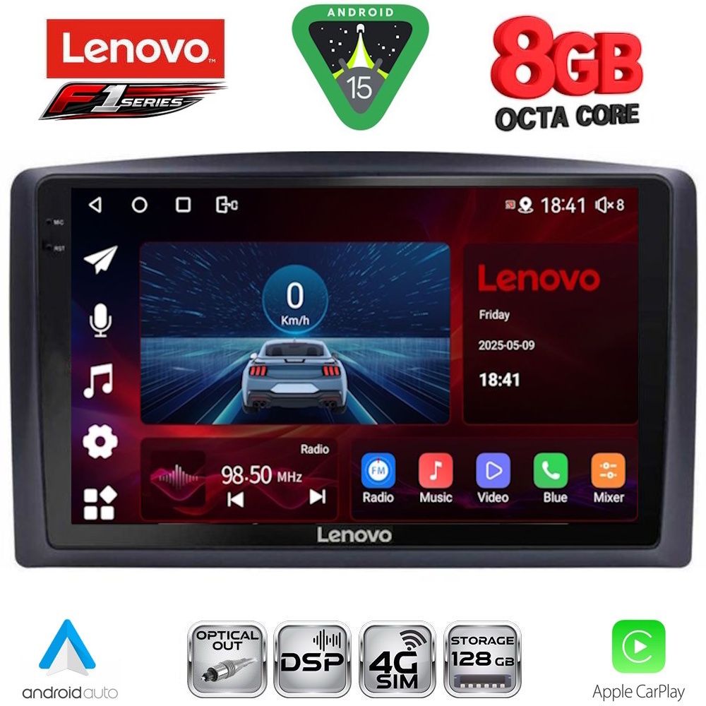 Βλησαρούλης Car Center - LENOVO SSR 10421_CPA (10inc) MULTIMEDIA TABLET for MERCEDES VITO – VIANO  (W447) mod. 2015-2022