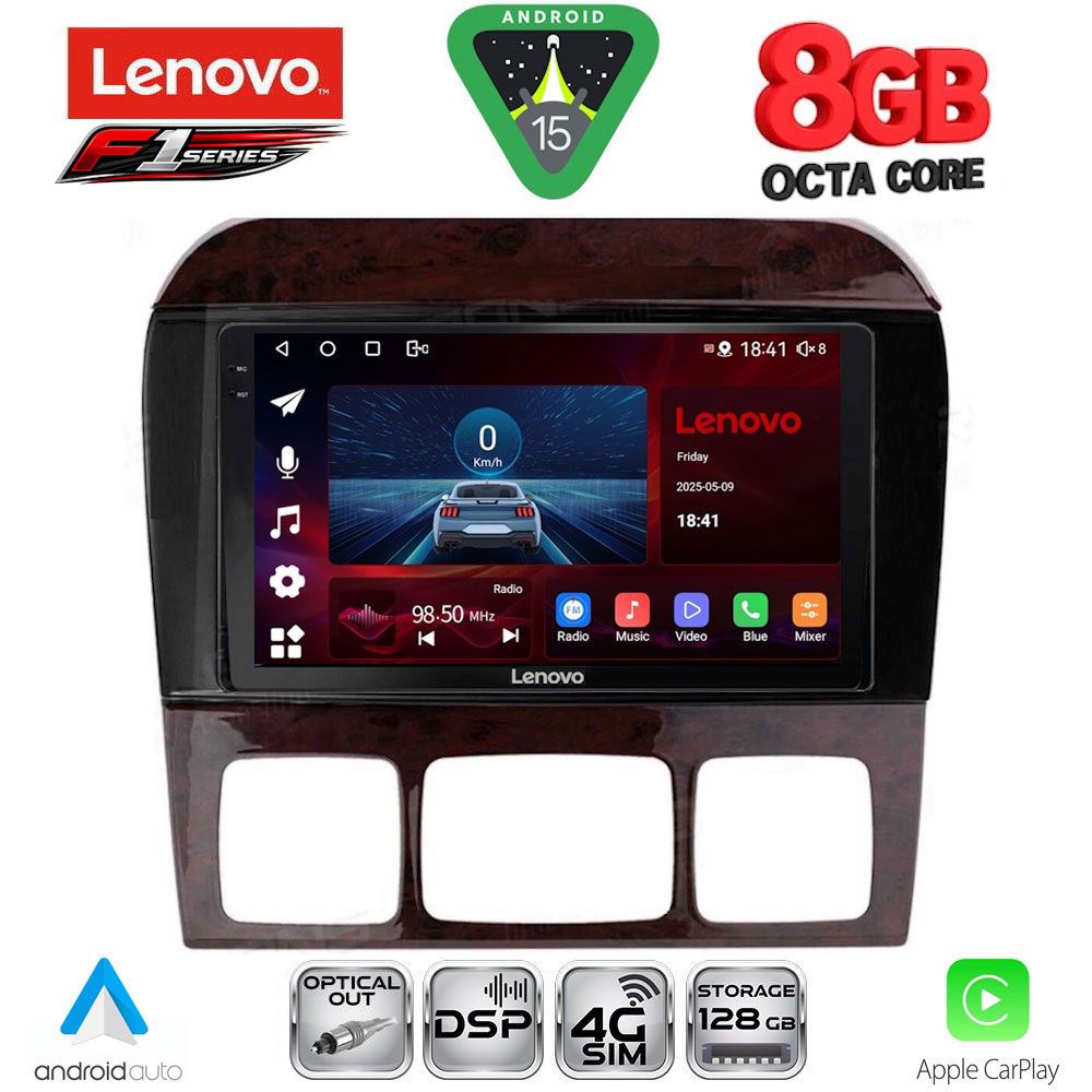 Βλησαρούλης Car Center - LENOVO SSR 10426_CPA (9inc) MULTIMEDIA TABLET for MERCEDES  S  W220  mod. 1998-2005
