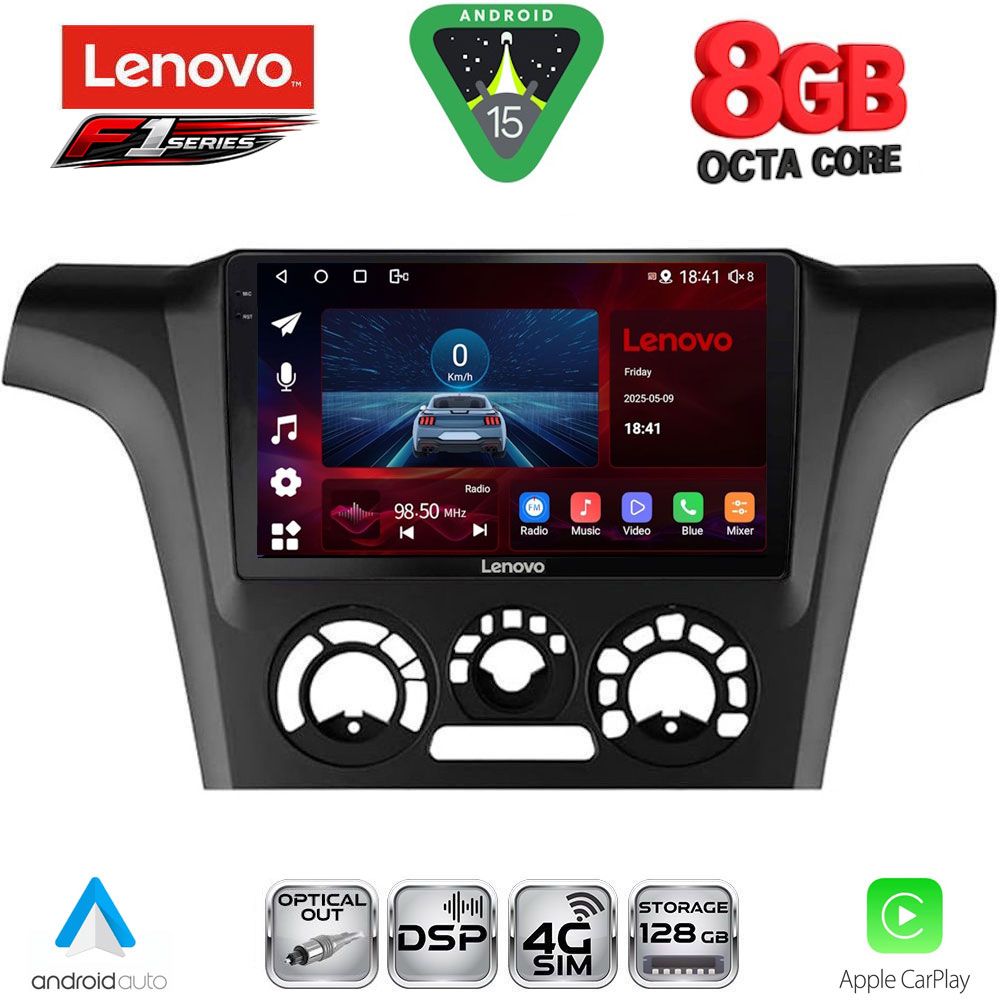 Βλησαρούλης Car Center - LENOVO SSR 10441_CPA A/C (9inc) MULTIMEDIA TABLET for MITSUBISHI OUTLANDER mod. 2001-2005