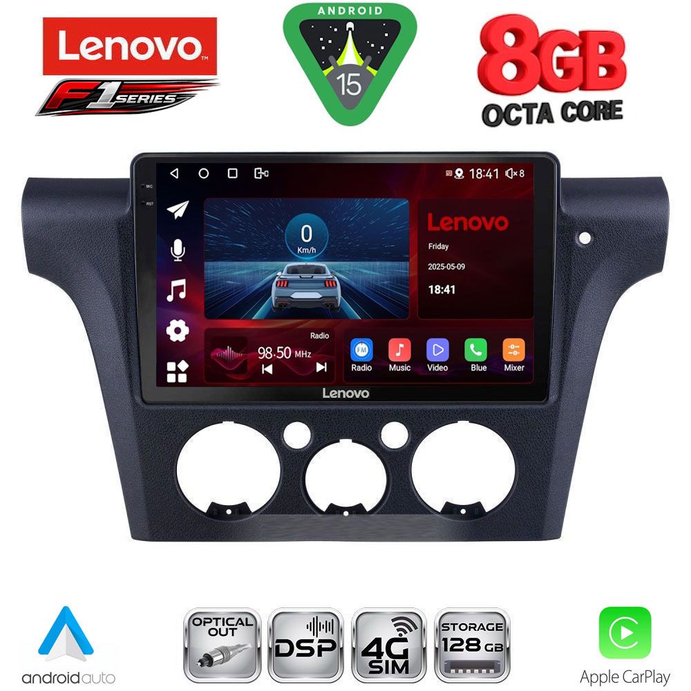 Βλησαρούλης Car Center - LENOVO SSR 10441_CPA CLIMA (10inc) MULTIMEDIA TABLET for MITSUBISHI OUTLANDER mod. 2001-2005 with CLIMA