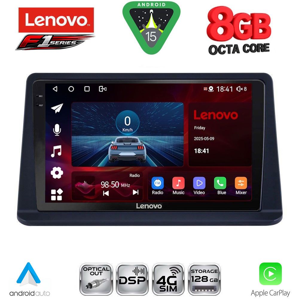 Βλησαρούλης Car Center - LENOVO SSR 10445_CPA (9inc) MULTIMEDIA TABLET for MITSUBISHI PAJERO mod. 1999-2006