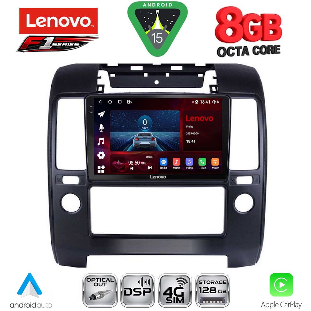 Βλησαρούλης Car Center - LENOVO SSR 10454_CPA (ORIG.NAVI) (9inc) MULTIMEDIA TABLET for NISSAN NAVARA D40 mod. 2006-2011 με Original Navi