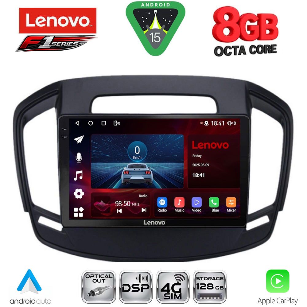 Βλησαρούλης Car Center - LENOVO SSR 10492_CPA (9inc) MULTIMEDIA TABLET for OPEL INSIGNIA  mod.2014-2017