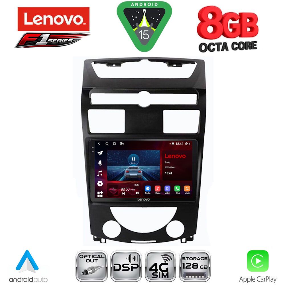 Βλησαρούλης Car Center - LENOVO SSR 10657_CPA (10inc) MULTIMEDIA TABLET for SSANGYONG REXTON mod. 2006-2015