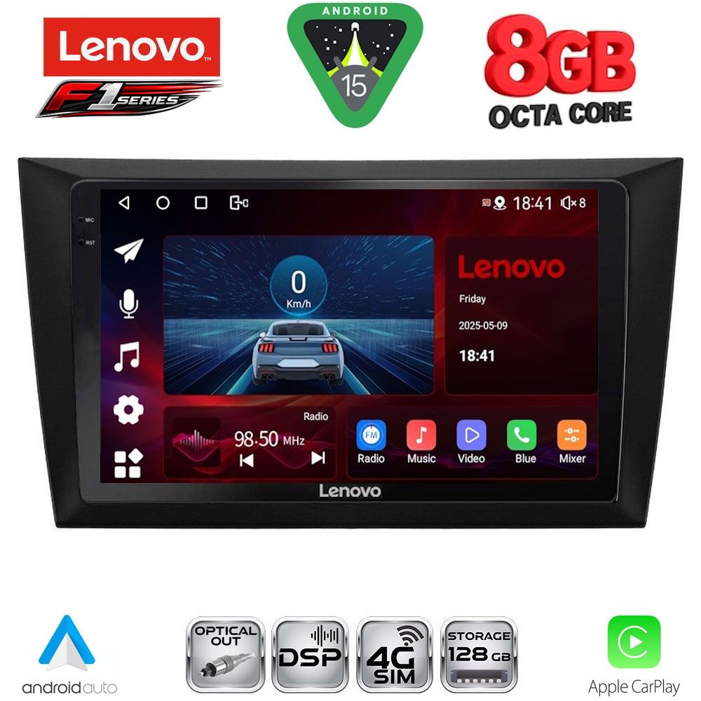 Βλησαρούλης Car Center - LENOVO SSR 10746_CPA  (9inc) MULTIMEDIA TABLET for GOLF 6 mod. 2009-2012