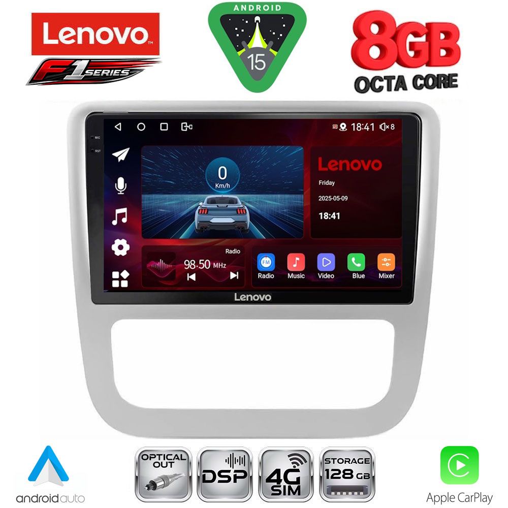 Βλησαρούλης Car Center - LENOVO SSR 10751_CPA CLIMA (9inc) MULTIMEDIA TABLET for VW EOS mod. 2006> - SCIROCCO mod. 2011-2014