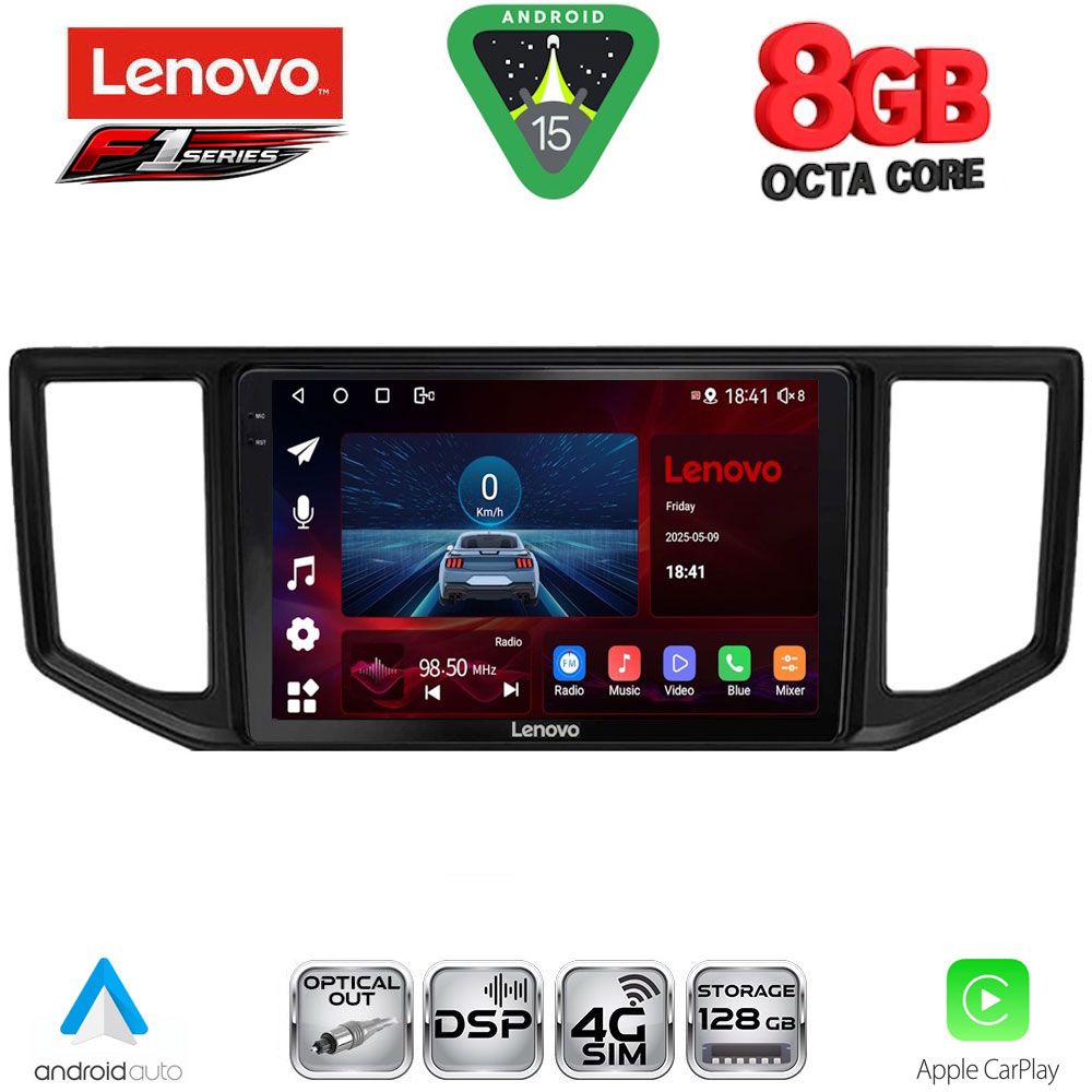 Βλησαρούλης Car Center - LENOVO SSR 10753_CPA (10inc) MULTIMEDIA TABLET for VW CRAFTER mod. 2017-2026