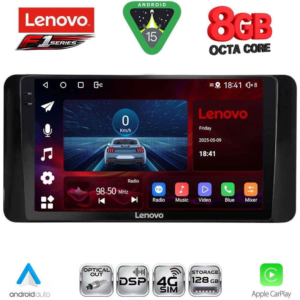 Βλησαρούλης Car Center - LENOVO SSR 10778_CPA (10inc) MULTIMEDIA TABLET for TOYOTA LAND CRUISER LC300 2023-2026