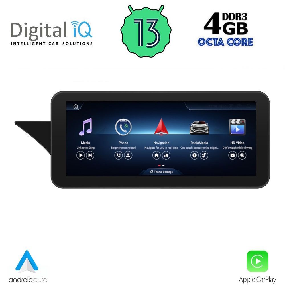 Βλησαρούλης Car Center - DIGITAL IQ TOP 15995_CPA (10.25inc) (NTG 4) MULTIMEDIA SYSTEM for MERCEDES GLK (X204) mod. 2009-2012