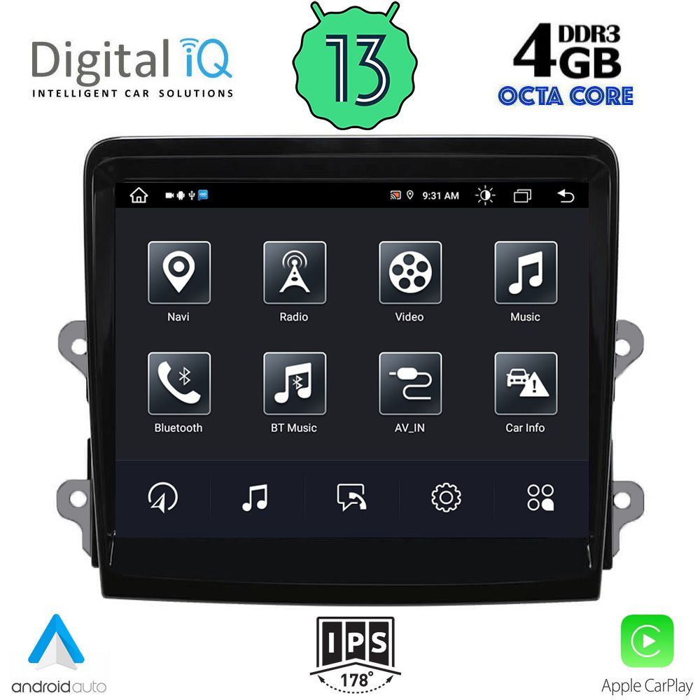 Βλησαρούλης Car Center - DIGITAL IQ TOP 637_CPA (8.4inc) (PCM 4) MULTIMEDIA SYSTEM for PORSCHE BOXSTER - CAYMAN - 911 mod. 2016-2017