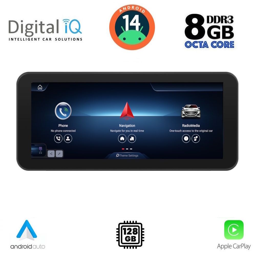 Βλησαρούλης Car Center - DIGITAL IQ TPK 16986_CPA (10.25'') MULTIMEDIA SYSTEM for MERCEDES C - CLC - GLC mod. 2014-2021 (NTG 5)