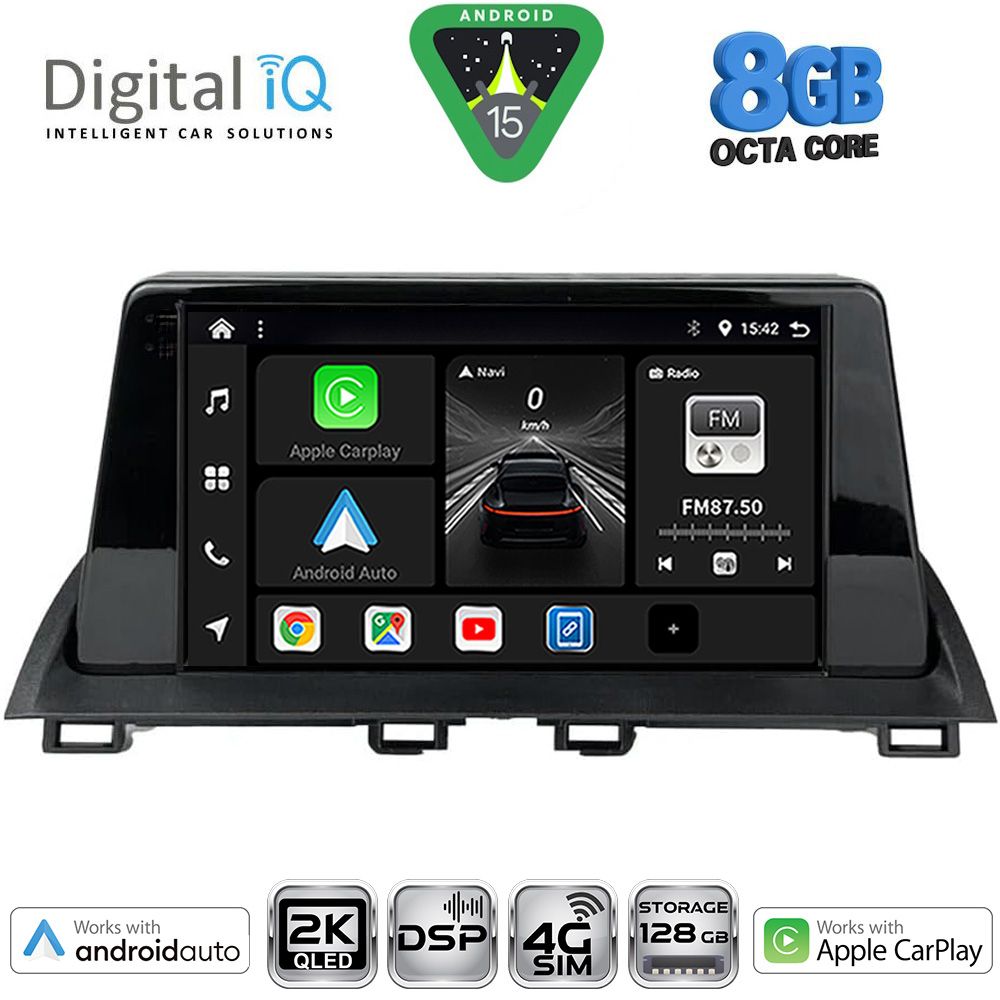 Βλησαρούλης Car Center - DIGITAL IQ BXF 11367_CPAA (9inc) MULTIMEDIA TABLET for MAZDA 3 mod. 2014-2019