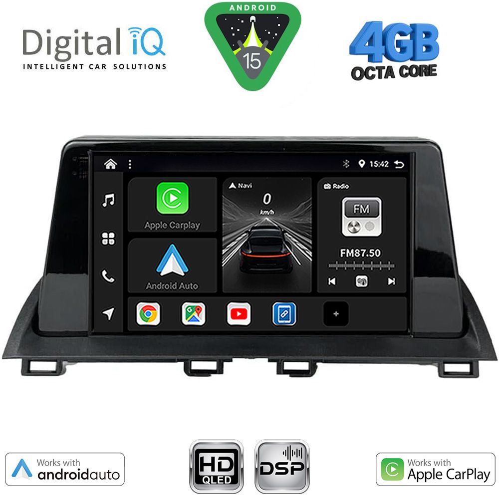 Βλησαρούλης Car Center - DIGITAL IQ BXF 6367_CPAA (9inc) MULTIMEDIA TABLET for MAZDA 3 mod. 2014-2019