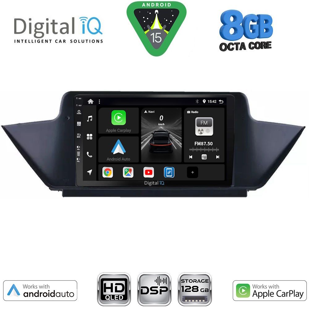 Βλησαρούλης Car Center - DIGITAL IQ BXF 7056_CPAA (10inc) MULTIMEDIA TABLET for BMW X1 mod. 2009-2015