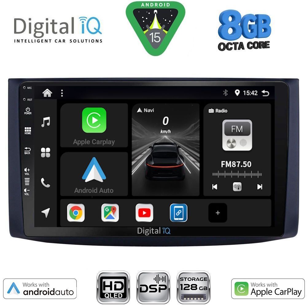 Βλησαρούλης Car Center - DIGITAL IQ BXF 7072_CPAA (9inc) MULTIMEDIA TABLET for CHEVROLET AVEO mod. 2006-2010