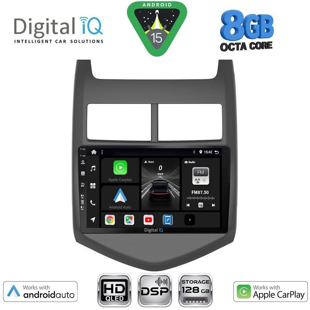 Βλησαρούλης Car Center - DIGITAL IQ BXF 7074_CPAA (9inc) MULTIMEDIA TABLET for CHEVROLET AVEO mod. 2011-2014