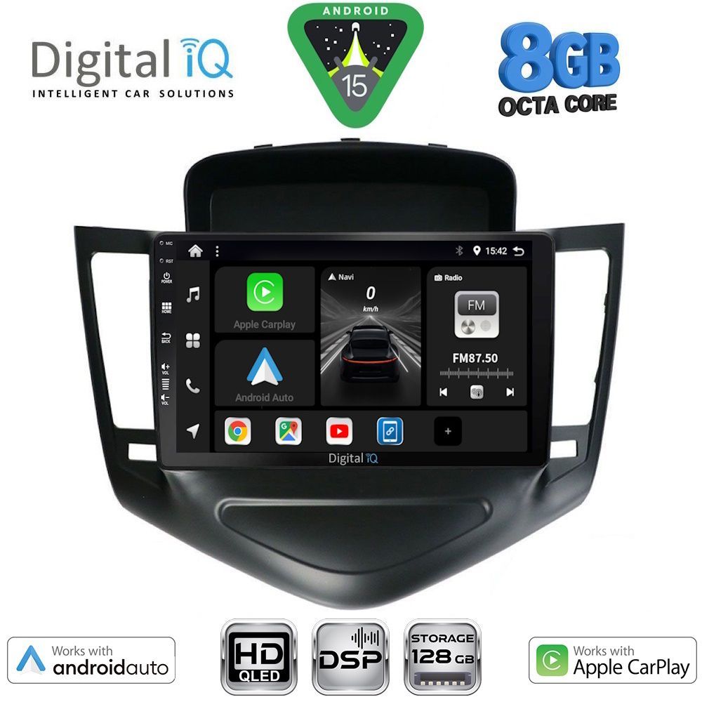 Βλησαρούλης Car Center - DIGITAL IQ BXF 7076_CPAA (9inc) MULTIMEDIA TABLET for CHEVROLET CRUZE mod. 2008-2012