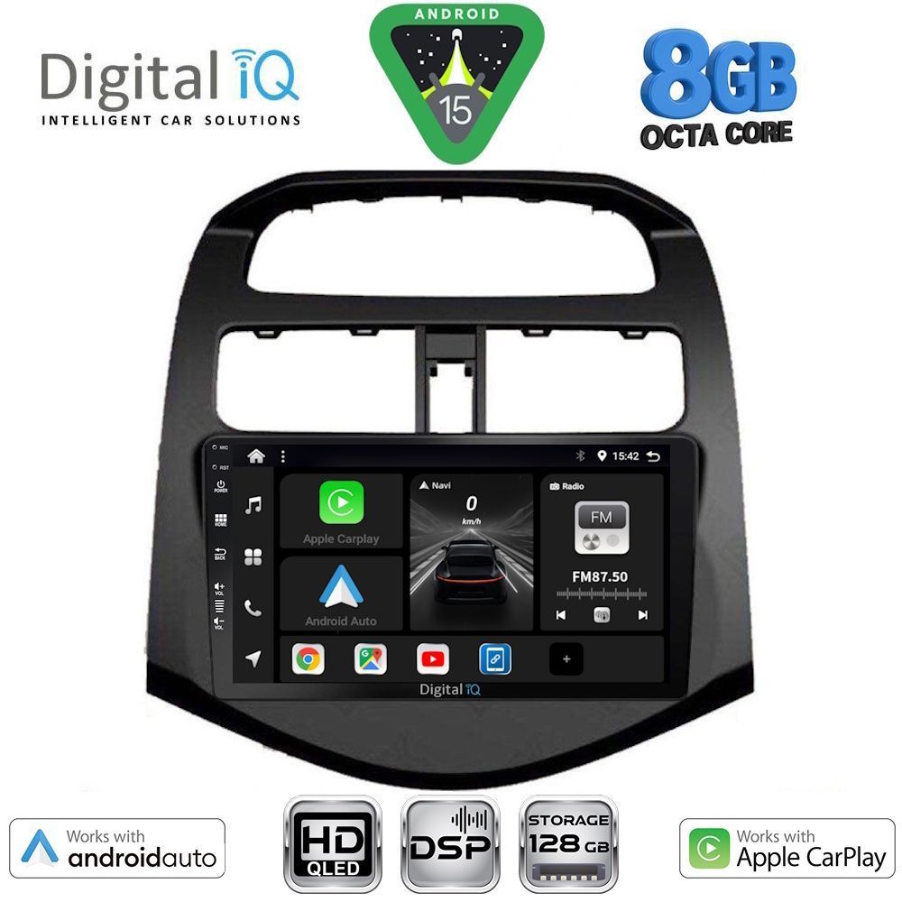 Βλησαρούλης Car Center - DIGITAL IQ BXF 7078_CPAA (9inc) MULTIMEDIA TABLET for CHEVROLET SPARK mod. 2009-2015
