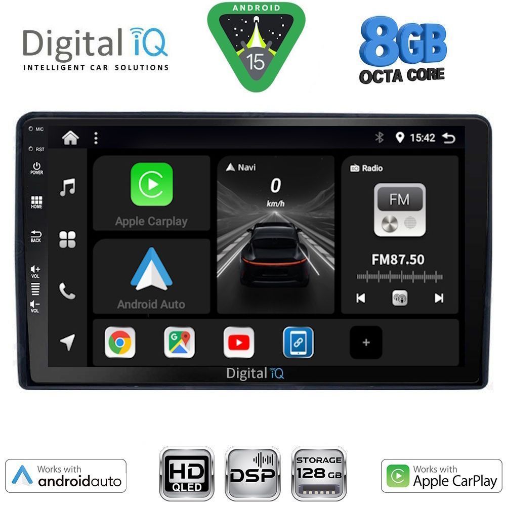 Βλησαρούλης Car Center - DIGITAL IQ BXF 7081_CPAA (9inc) MULTIMEDIA TABLET for CITROEN – PEUGEOT mod. 2008-2018