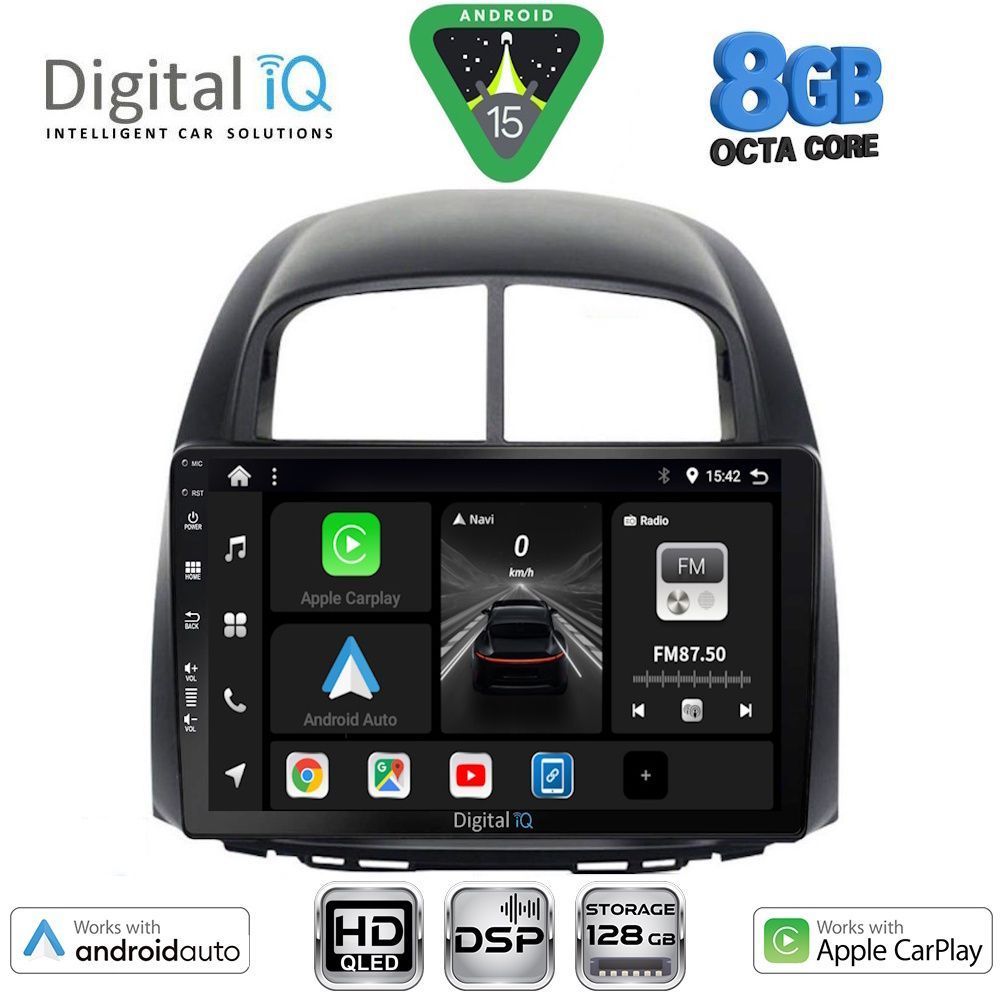 Βλησαρούλης Car Center - DIGITAL IQ BXF 7124_CPAA (10inc) MULTIMEDIA TABLET for DAIHATSU SIRION mod. 2006-2012