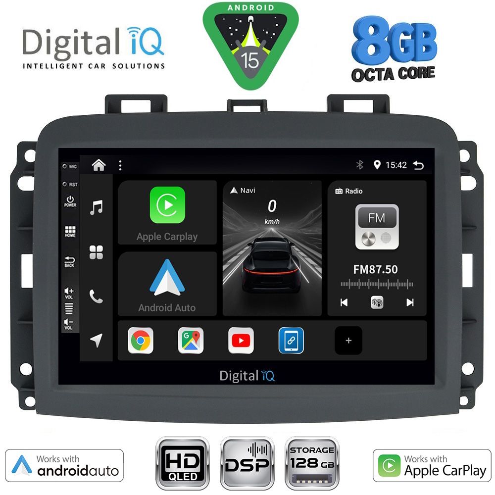 Βλησαρούλης Car Center - DIGITAL IQ BXF 7132_CPAA (10inc) MULTIMEDIA TABLET for FIAT 500L mod. 2012-2024