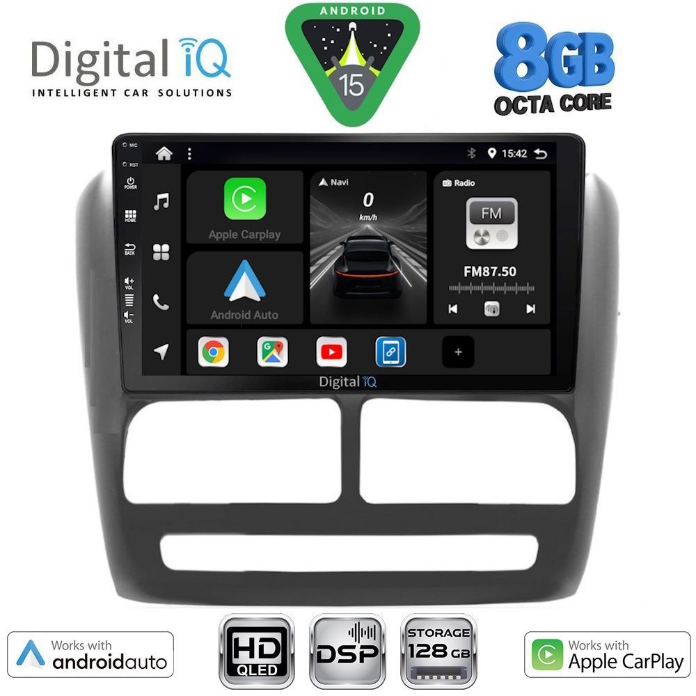 Βλησαρούλης Car Center - DIGITAL IQ BXF 7137_CPAA (9inc) MULTIMEDIA TABLET for FIAT DOBLO mod. 2010-2015