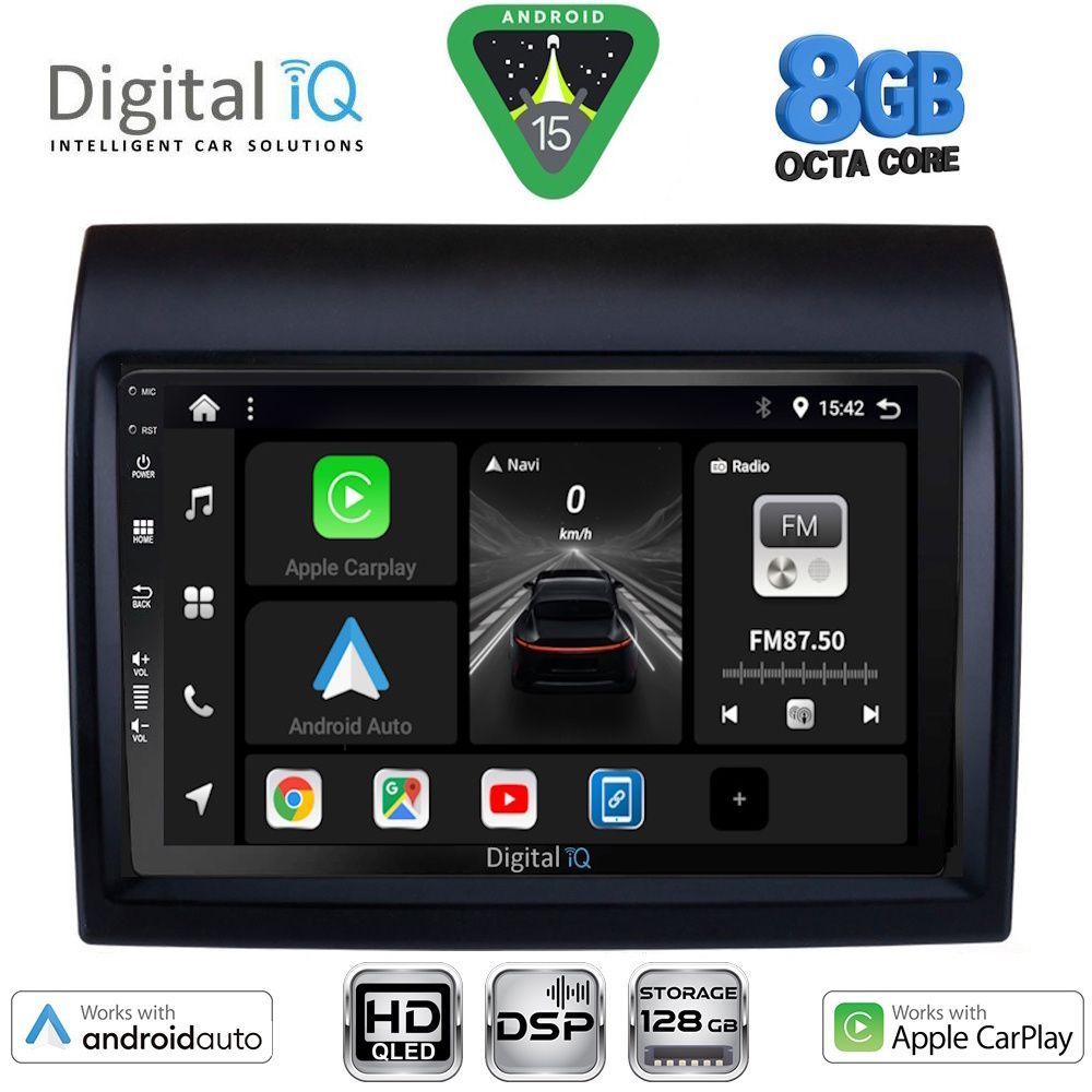 Βλησαρούλης Car Center - DIGITAL IQ BXF 7141_CPAA (9inc) MULTIMEDIA TABLET for FIAT DUCATO – CITROEN JUMPER – PEUGEOT BOXER mod. 2011-2021