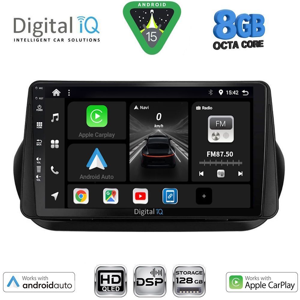 Βλησαρούλης Car Center - DIGITAL IQ BXF 7142_CPAA (9inc) MULTIMEDIA TABLET for CITROEN – FIAT – PEUGEOT mod. 2008-2018