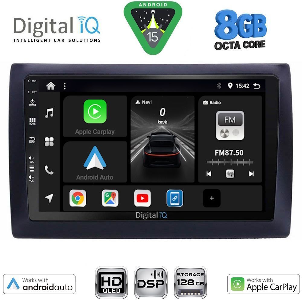Βλησαρούλης Car Center - DIGITAL IQ BXF 7145_CPAA (9inc) MULTIMEDIA TABLET for FIAT STILO mod. 2001-2007