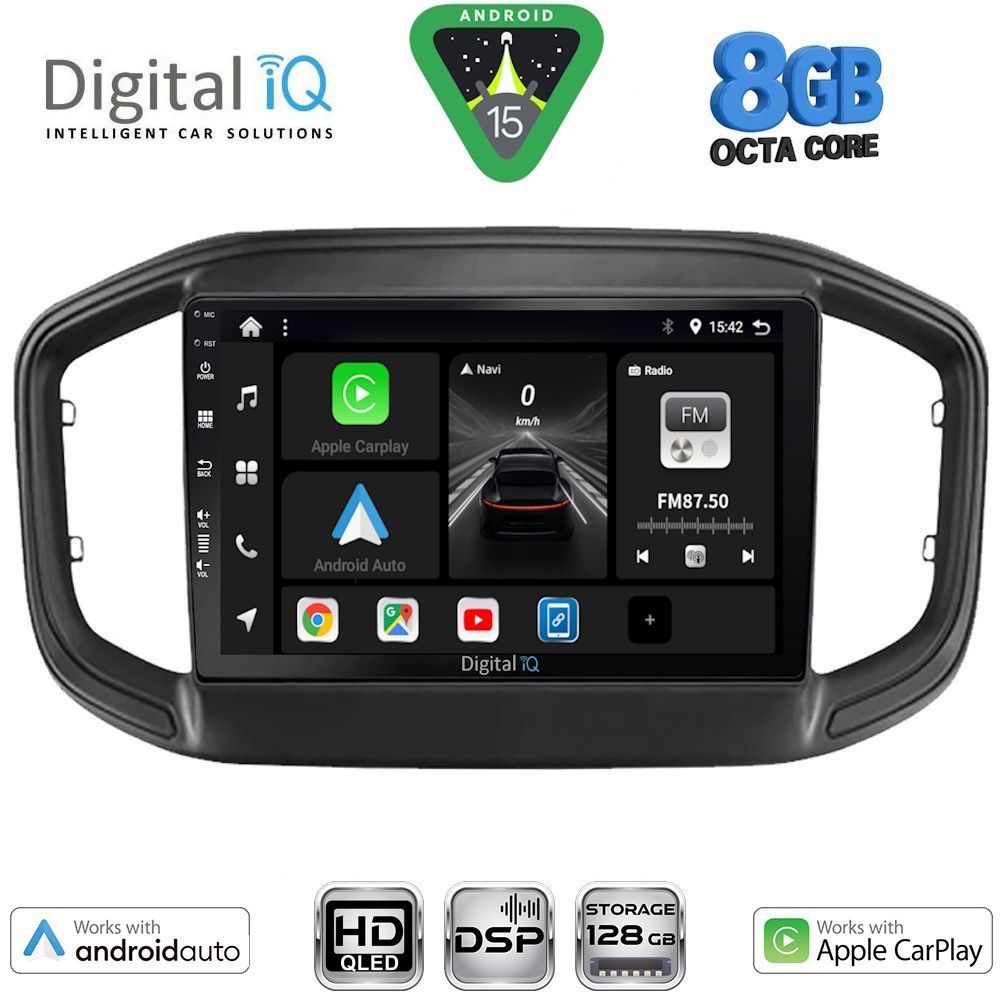 Βλησαρούλης Car Center - DIGITAL IQ BXF 7147_CPAA (9inc) MULTIMEDIA TABLET for FIAT STRADA mod. 2020-2026