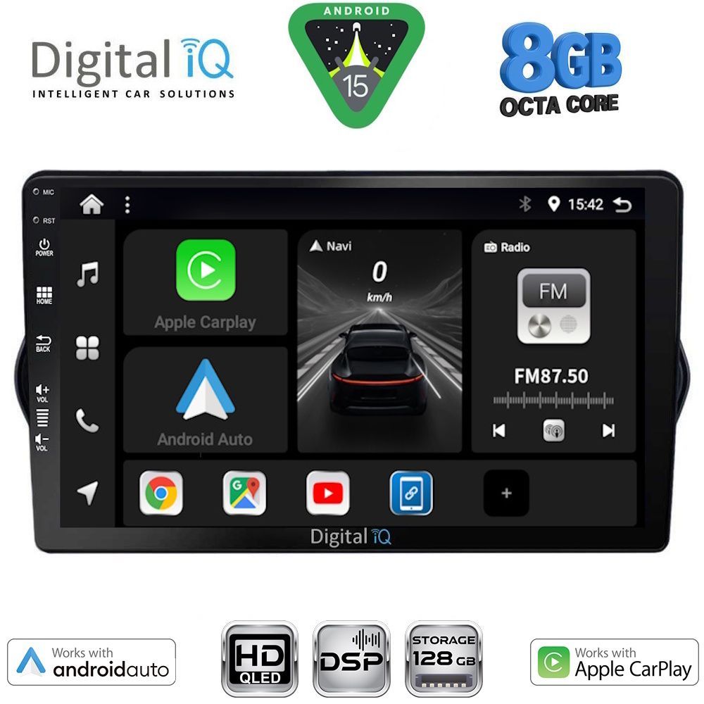 Βλησαρούλης Car Center - DIGITAL IQ BXF 7148_CPAA (9inc) MULTIMEDIA TABLET for FIAT TIPO mod. 2015-2023