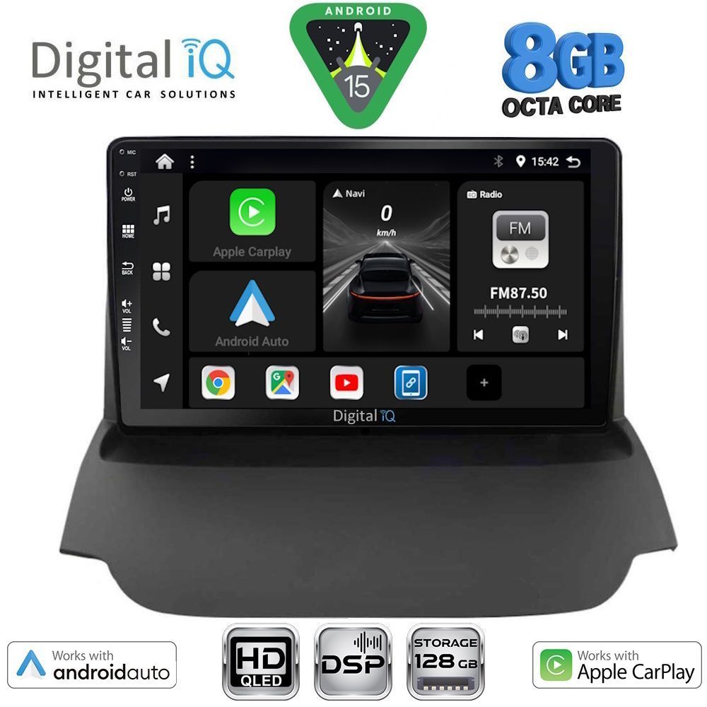 Βλησαρούλης Car Center - DIGITAL IQ BXF 7150_CPAA (9inc) MULTIMEDIA TABLET for FORD ECOSPORT  mod. 2012-2018