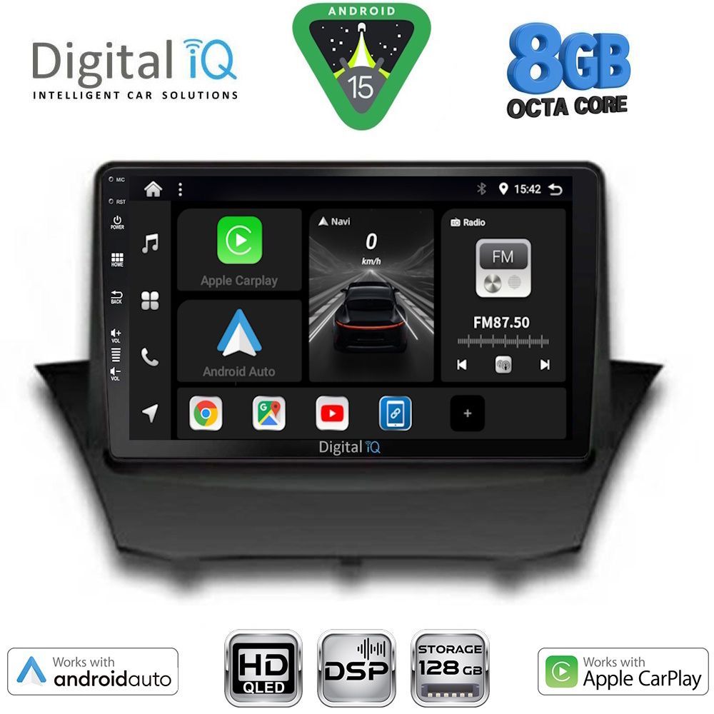 Βλησαρούλης Car Center - DIGITAL IQ BXF 7154A_CPAA (9inc) MULTIMEDIA TABLET for FORD FIESTA mod. 2008-2017