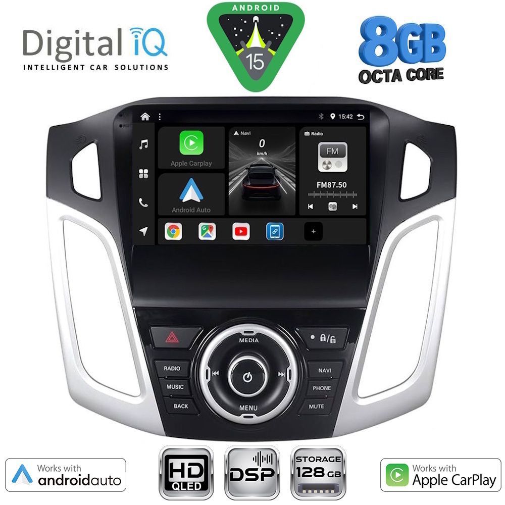 Βλησαρούλης Car Center - DIGITAL IQ BXF 7157_CPAA (9inc) MULTIMEDIA TABLET for FORD FOCUS mod. 2011-2018